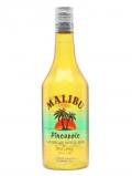 A bottle of Malibu Pineapple White Rum Liqueur