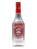 A bottle of Malibu Red / Coconut Liqueur