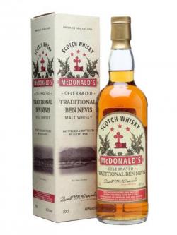 McDonald's Traditional Ben Nevis Highland Single Malt Scotch Whisky