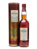 A bottle of Metaxa Grand Olympian Reserve 12 Star Brandy