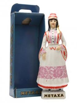 Metaxa Woman Ceramic Decanter / Bot.1970s