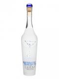A bottle of Mezzaluna Italian Vodka