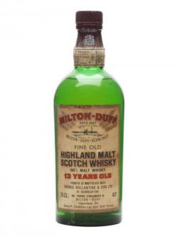 Miltonduff 13 Year Old / Bot.1970s Speyside Single Malt Scotch Whisky