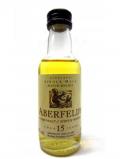 A bottle of Aberfeldy Single Highland Malt Miniature 15 Year Old