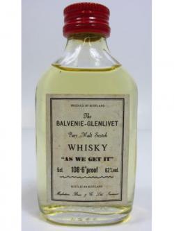 Balvenie As We Get It Miniature