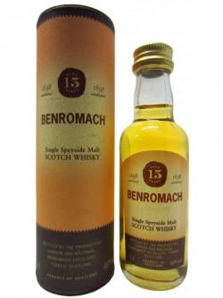 Benromach Single Speyside Malt Miniature 15 Year Old