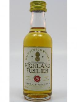 Blended Whisky Highland Fusilier Miniature 8 Year Old