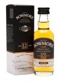 A bottle of Bowmore 12 Year Old / Enigma Islay Single Malt Scotch Whisky