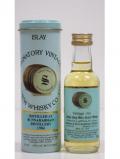 A bottle of Bunnahabhain Islay Single Malt Miniature 1984 17 Year Old