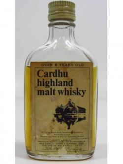 Cardhu Single Highland Malt Miniature 8 Year Old