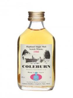 Coleburn 1980 / Moray Scanner Appeal Speyside Whisky