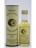 A bottle of Convalmore Silent Single Highland Malt Miniature 1983 14 Year Old