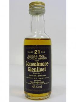 Convalmore Silent Speyside Single Malt Miniature 21 Year Old