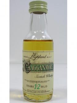 Cragganmore Single Highland Malt Miniature 12 Year Old