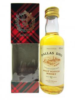 Dallas Dhu Silent Single Highland Malt Miniature 12 Year Old