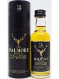 A bottle of Dalmore Highland Single Malt Miniature 12 Year Old 2193