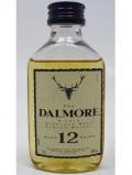 A bottle of Dalmore Highland Single Malt Miniature 12 Year Old