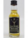 A bottle of Dalmore Single Highland Malt Miniature 12 Year Old