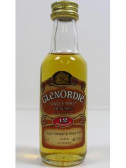 Dewars Glenordie Single Malt Miniature 12 Year Old