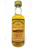 A bottle of Dufftown Fine Highland Malt 10 Year Old