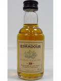 A bottle of Edradour Single Highland Malt Miniature 10 Year Old 3690