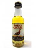 A bottle of Famous Grouse Finest Scotch Miniature 3956