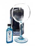 A bottle of Gin Bombay Sapphire Miniature Glass Gift Set