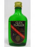 A bottle of Glen Flagler Silent Rare All Malt Scotch Miniature 5 Year Old