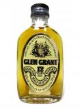 A bottle of Glen Grant Highland Malt Scotch Miniature 12 Year Old