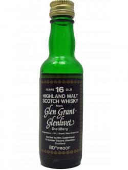 Glen Grant Highland Single Malt Miniature 16 Year Old