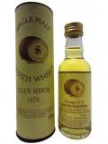 A bottle of Glen Mhor Silent Signatory Vintage Miniature 1978 14 Year Old