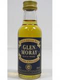 A bottle of Glen Moray Speyside Single Malt Miniature 16 Year Old