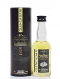 A bottle of Glencadam Single Highland Malt Miniature 15 Year Old 1433