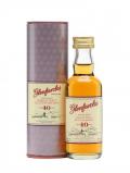 A bottle of Glenfarclas 40 Year Old Speyside Single Malt Scotch Whisky