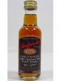 A bottle of Glenfarclas Single Highland Malt Miniature 1666