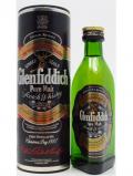 A bottle of Glenfiddich Pure Malt Miniature