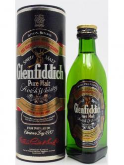 Miniature of Glenfiddich Pure Malt Miniature Single Malt Whisky