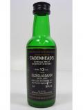 A bottle of Glenglassaugh Speyside Single Malt Miniature 1977 13 Year Old