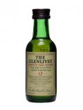 A bottle of Glenlivet 12 Year Old French Oak Finish Miniature