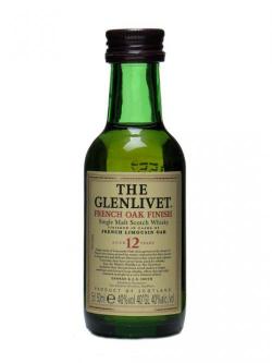 Glenlivet 12 Year Old French Oak Finish Miniature