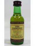 A bottle of Glenlivet French Oak Finish Miniature 12 Year Old