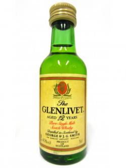 Glenlivet Pure Single Malt 12 Year Old 3187