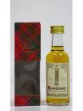 A bottle of Glenlivet Single Highland Malt Miniature 1948 40 Year Old