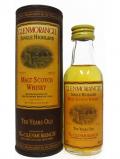 A bottle of Glenmorangie Highland Single Malt Miniature 10 Year Old 2602