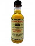 A bottle of Glenmorangie Port Wood Finish Miniature