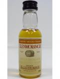 A bottle of Glenmorangie Sherry Wood Finish Miniature