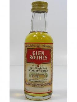 Glenrothes Speyside Single Malt Miniature 12 Year Old