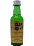 A bottle of Glenturret Highland Single Malt Miniature