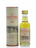 A bottle of Glenturret Single Highland Malt Miniature 10 Year Old