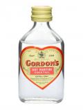 A bottle of Gordon's Extra Dry Martini Miniature